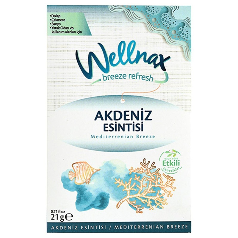 Wellnax Scented Drawer Sachet – Mediterranean Breeze Fragrance for Closet Freshener