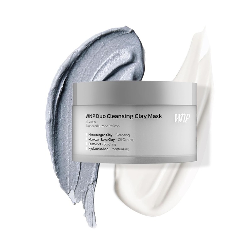 WNP Duo Cleansing Clay Mask  104g | Deep Pore Detox & Hydration for T-Zone & U-Zone