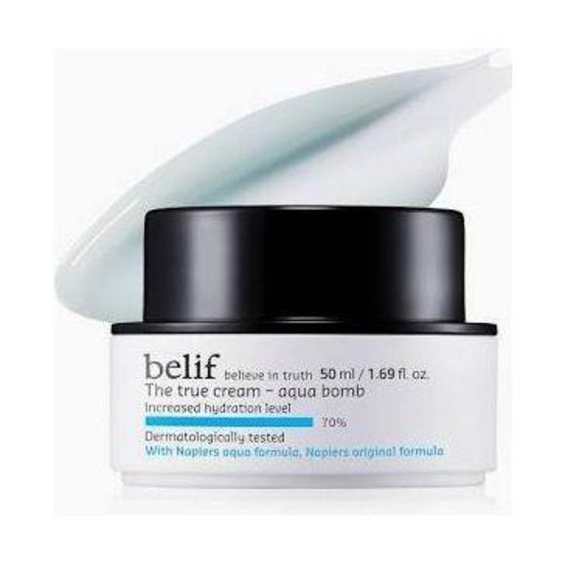 belif The True Cream Moisturizing Bomb  50ml | 26-Hour Intense Hydration for Radiant Skin 0.85 Fl. Oz