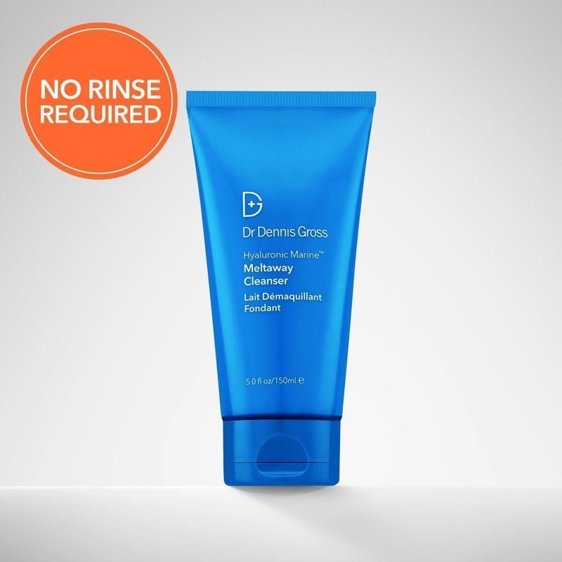 Dr. Dennis Gross Hyaluronic Marine Meltaway Cleanser Set  150ml | Oil-Free Makeup Remover & Hydrating Cleanser