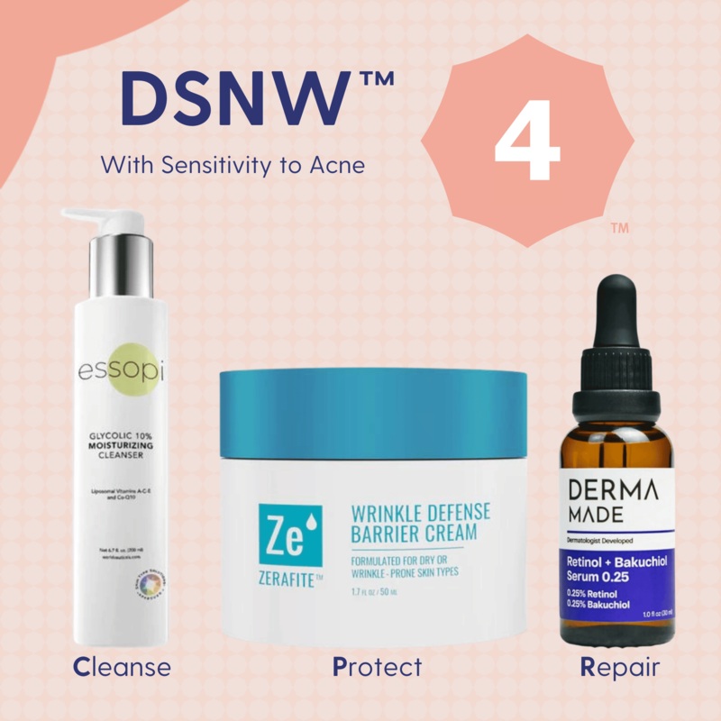 DSNW 4 Acne – Essentials Bundle No Sunscreen