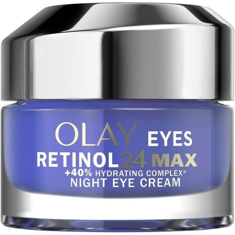 Olay Regenerist Retinol 24 Max Night Eye Cream  15ml | Fragrance-Free Retinol Eye Cream for Fine Lines & Dark Circles
