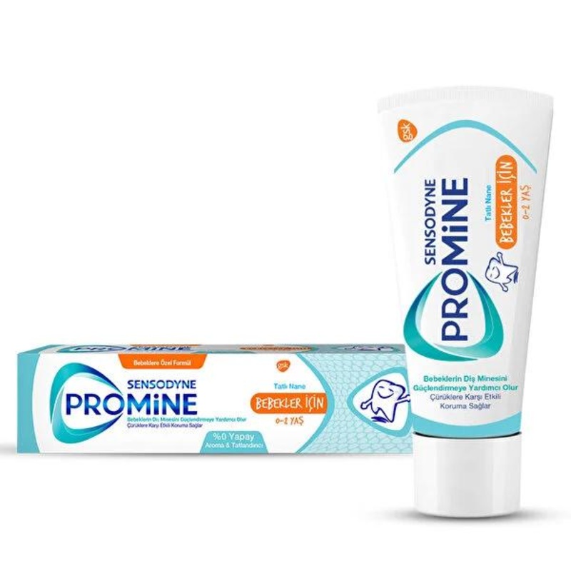 Sensodyne Promine Baby Toothpaste for Infants 0-2 Years, Gentle Oral Care, Fluoride Protection – 1.69 fl oz
