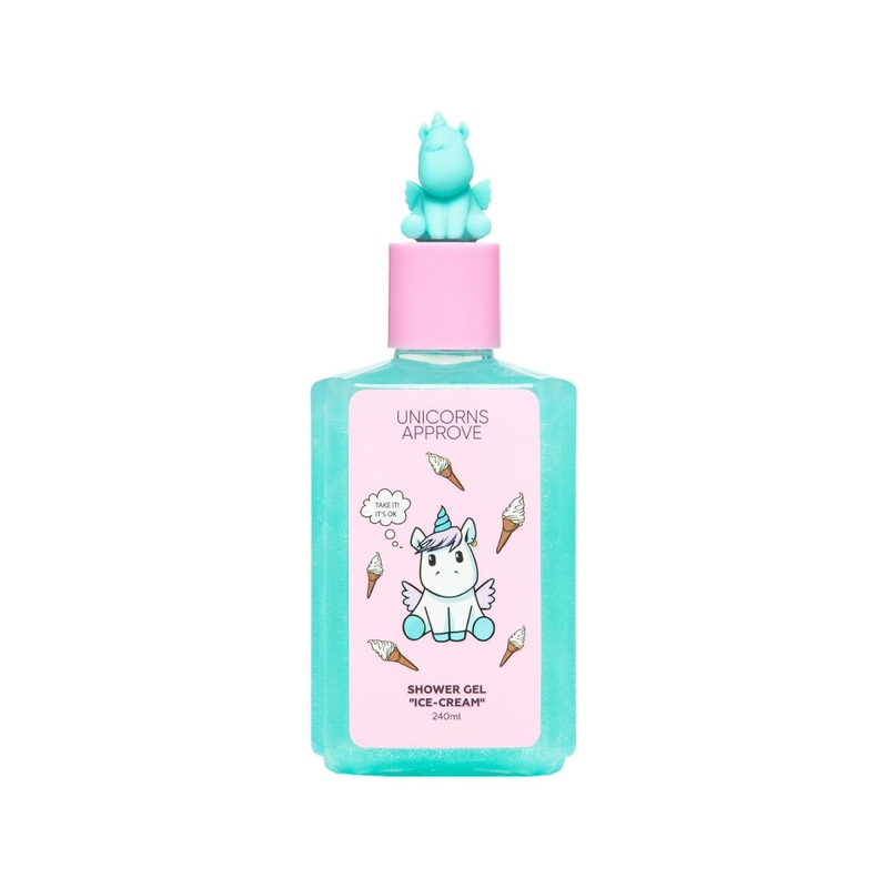 Soda Unicorn Ice Cream Scented Shower Gel 240ml – Unicorn Themed Personal Care