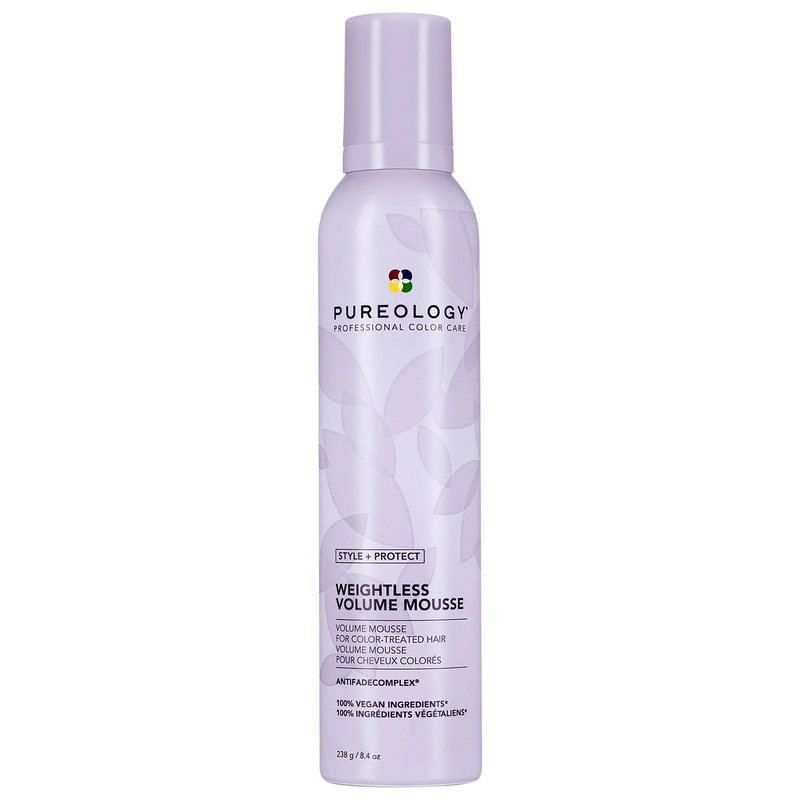 Style + Protect: Weightless Hair Mousse for Volume, Heat Protection & Color Treated Hair – Vegan, Cruelty-Free & Recyclable