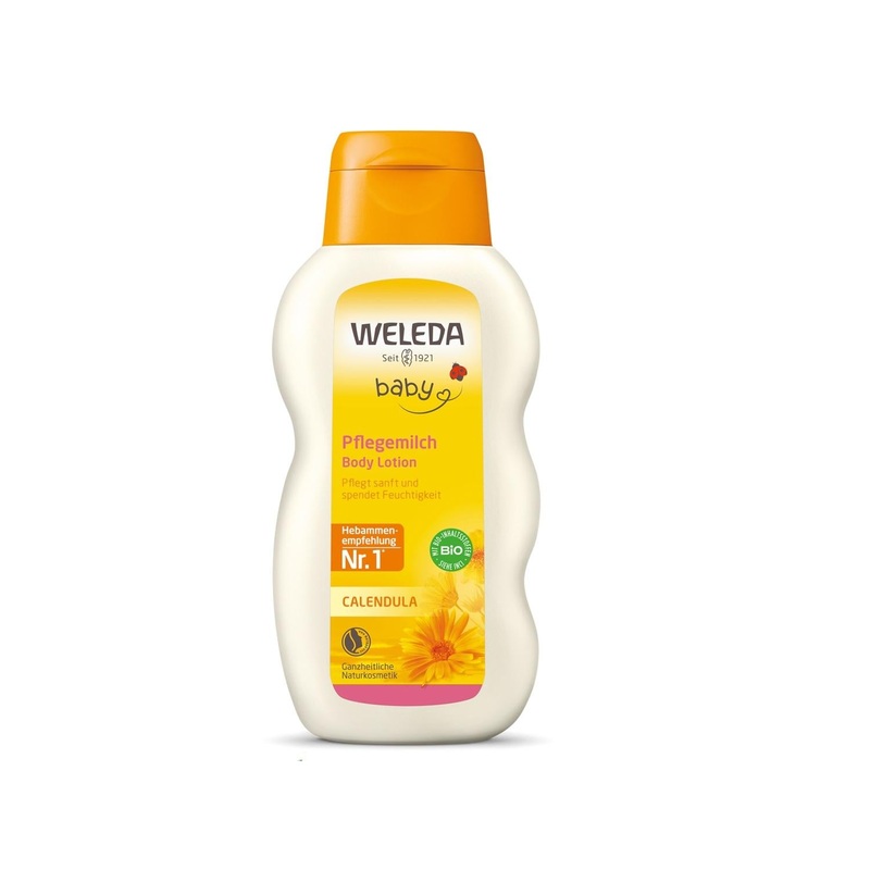 Weleda Baby Calendula Moisturizing Body Lotion for Infants – Natural, Gentle Skincare, 6.76 fl oz