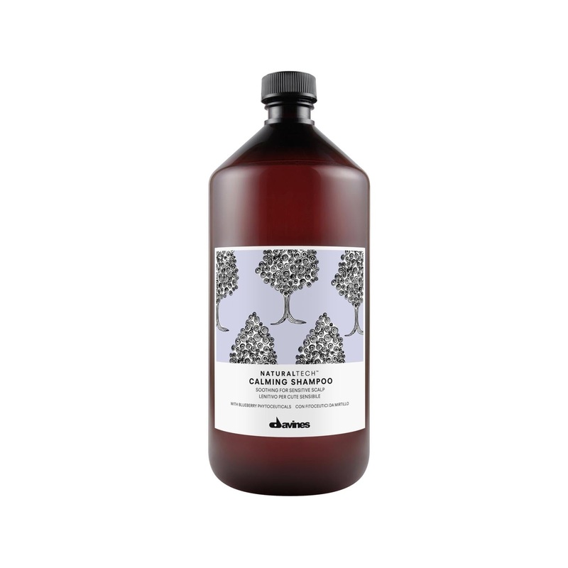 Davines Calming Shampoo for Sensitive Scalp: Gentle, Soothing Hair Cleanser – Reduce Irritation & Redness | 1000ml