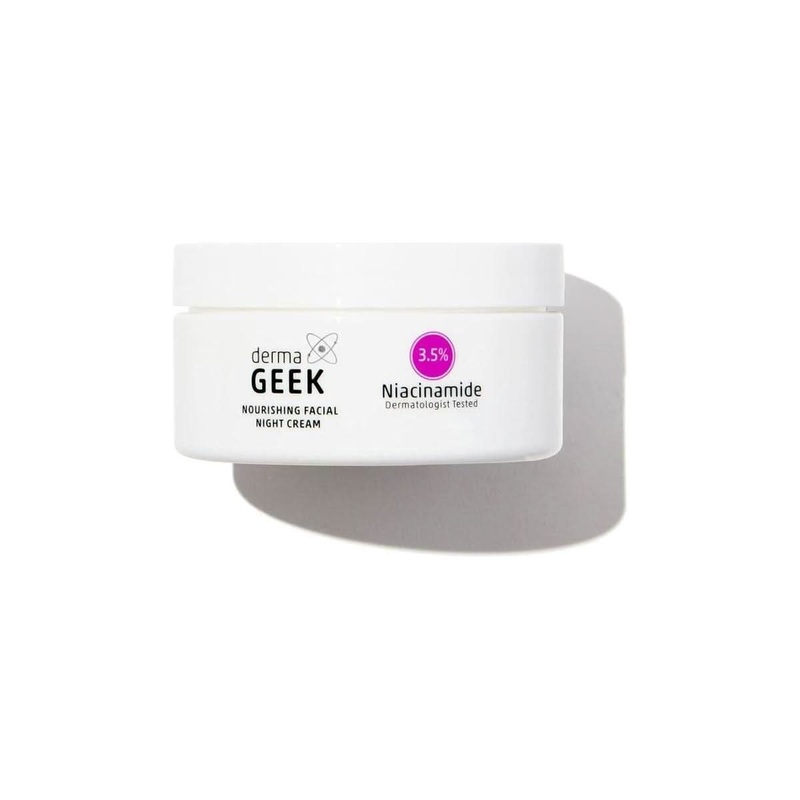 dermaGEEK Nourishing Facial Night Cream with Niacinamide 3.5%  50ml | Overnight Hydration & Skin Renewal