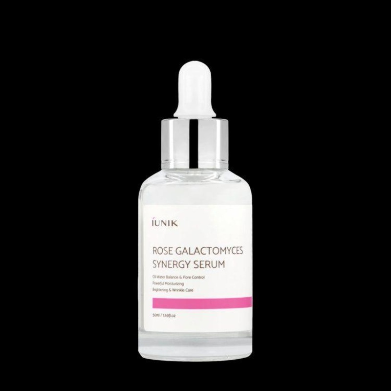 iUNIK Rose Galactomyces Synergy Serum  50ml | Hydrating & Brightening Serum with Rose & Galactomyces