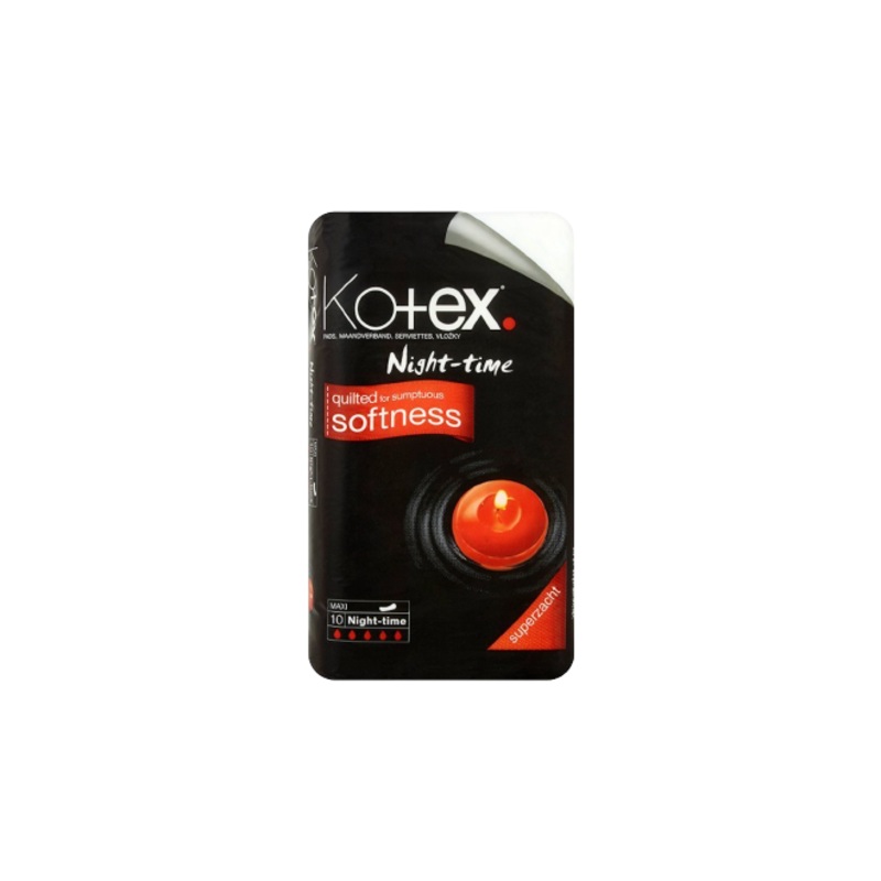 Kotex Night-Time Maxi 10