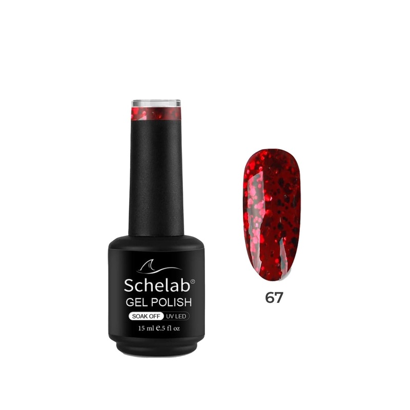 Schelab Long-Lasting 3-Step Nail Polish 067 – Permanent Nail Color, 15ml