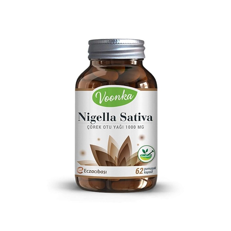 Voonka Black Seed Oil Supplement – 62 Soft Capsules, 1000mg Nigella Sativa per Serving, Vegan Dietary Supplement for Overall Wellness