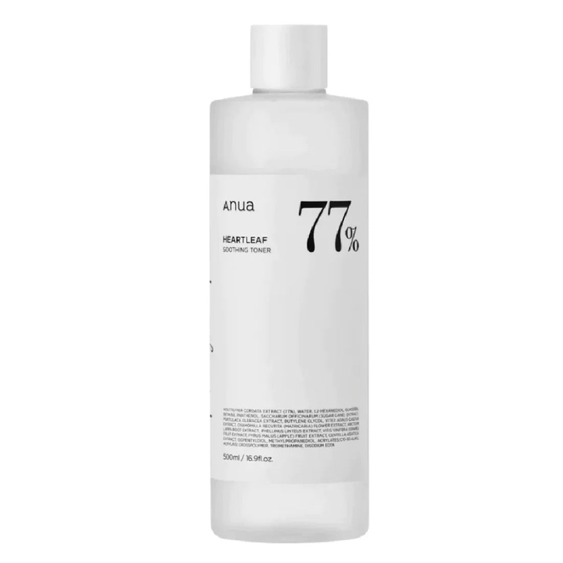 Anua HEARTLEAF 77% SOOTHING TONER 500ml Jumbo