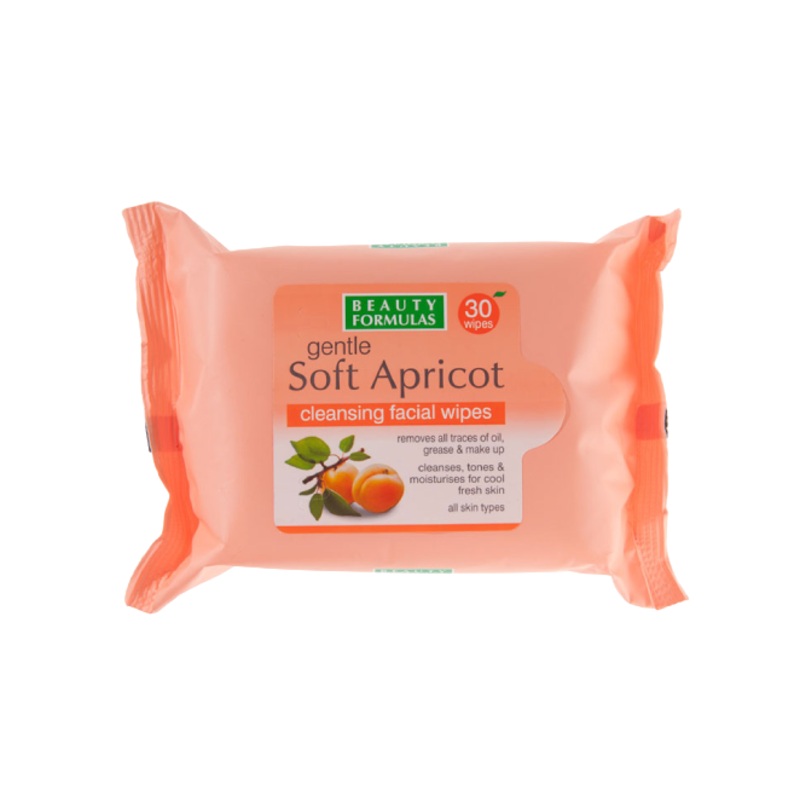 Beauty Formulas Gentle Soft Apricot Wipes