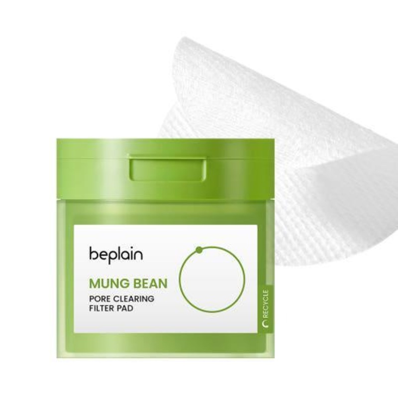 beplain Mung Bean Pore Clearing Filter Pad  180ml / 70 Pads | Deep-Cleansing, Pore-Refining Exfoliation