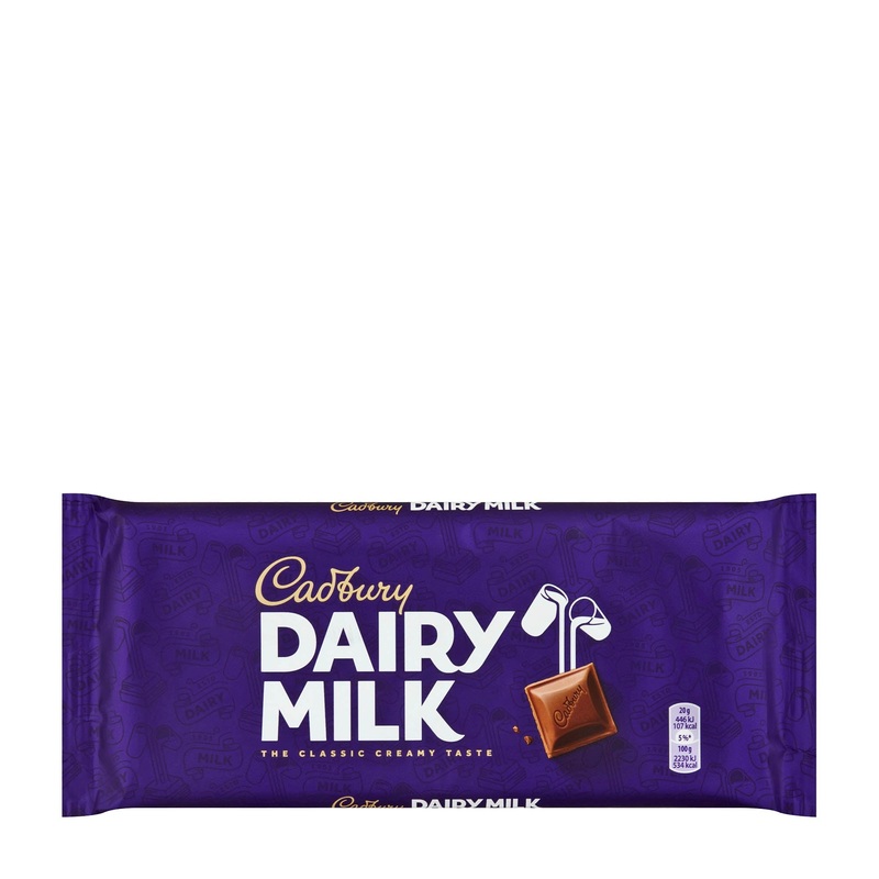 Cadbury Dairy Milk chocolate bar, 180 g