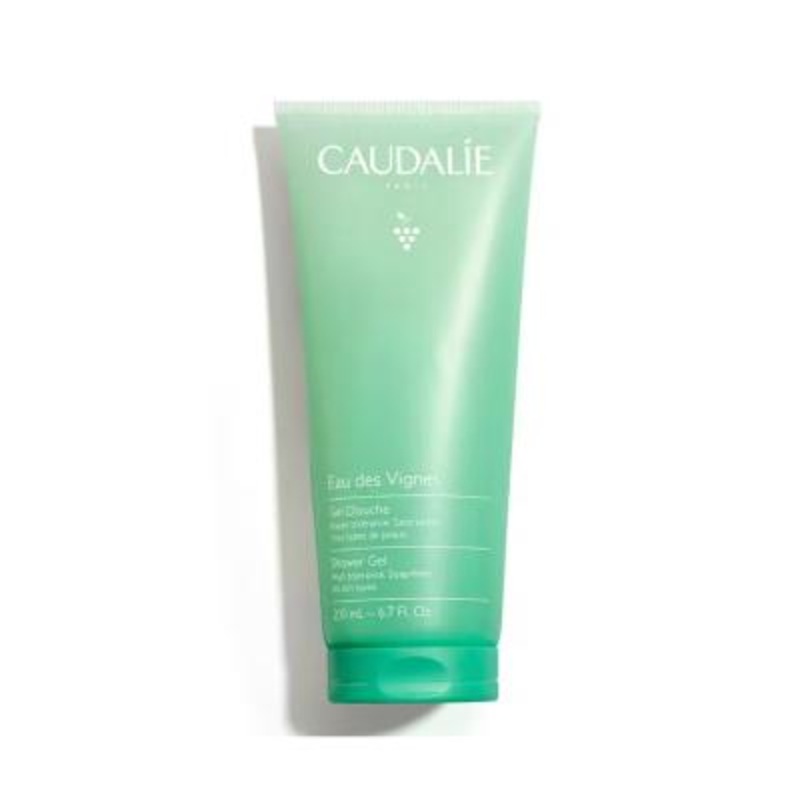 Caudalie Eau Des Vignes Shower Gel: Gentle, Soap-Free Cleanser with White Musk, Bergamot & Iris – Vegan Formula for Sensitive Skin