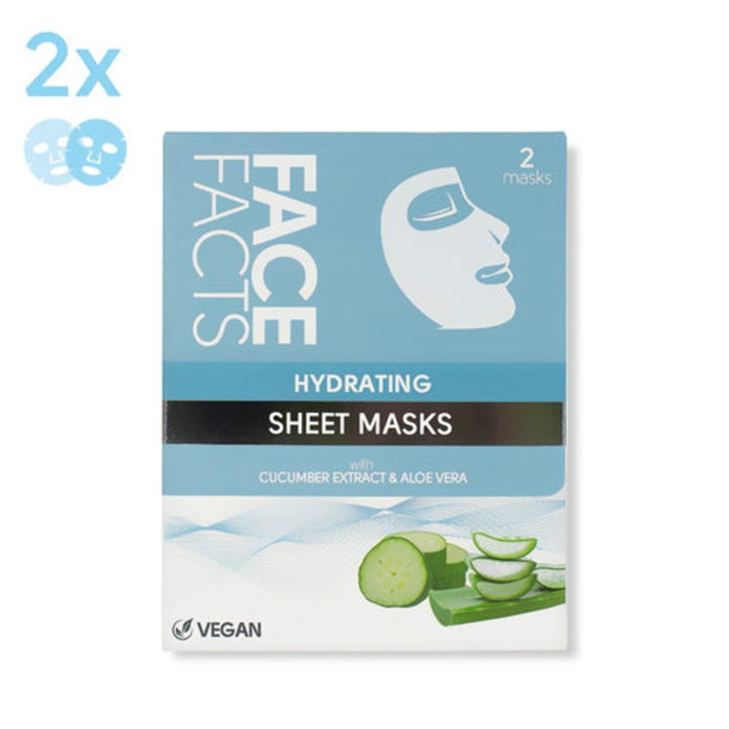 Face Facts Hydrating Sheet Mask x2