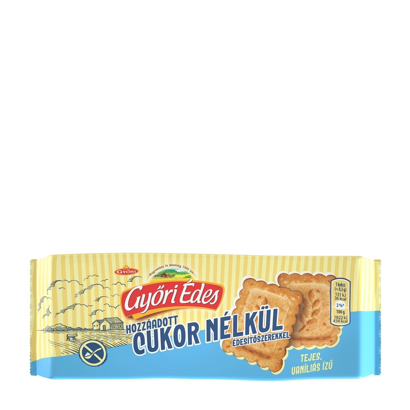 Gyri des Vanilla no added sugar whole wheat biscuits, 100 g