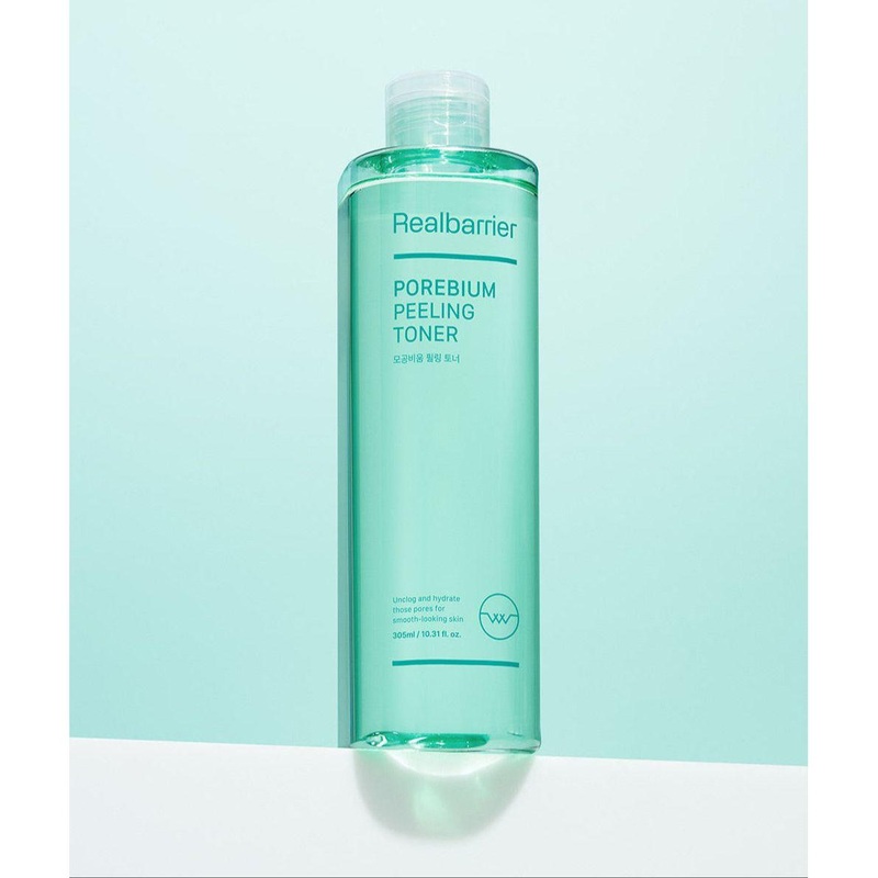 Real Barrier Porebium Peeling Toner  200ml | 3-in-1 Exfoliating, Pore-Tightening & Hydrating Toner
