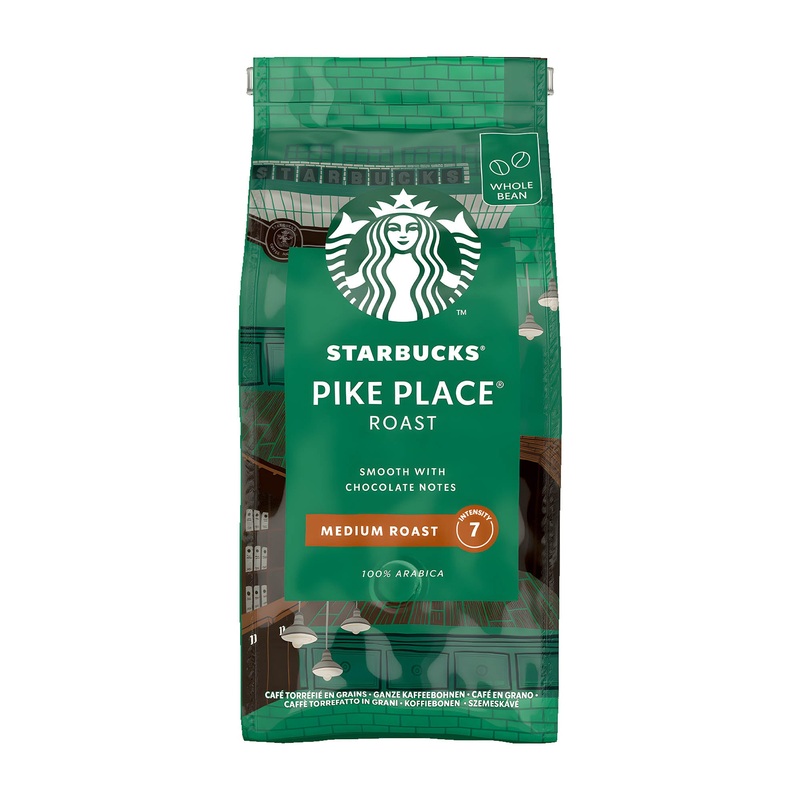Starbucks Pike Place roast coffee beans, 200 g