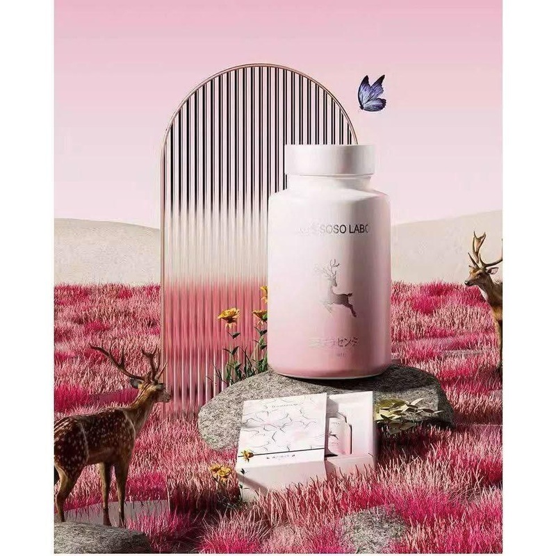XLS SOSO LABO Women’s Deer Placenta Warm Palace Beauty Anti-aging 60 Capsules 2 UNITS
