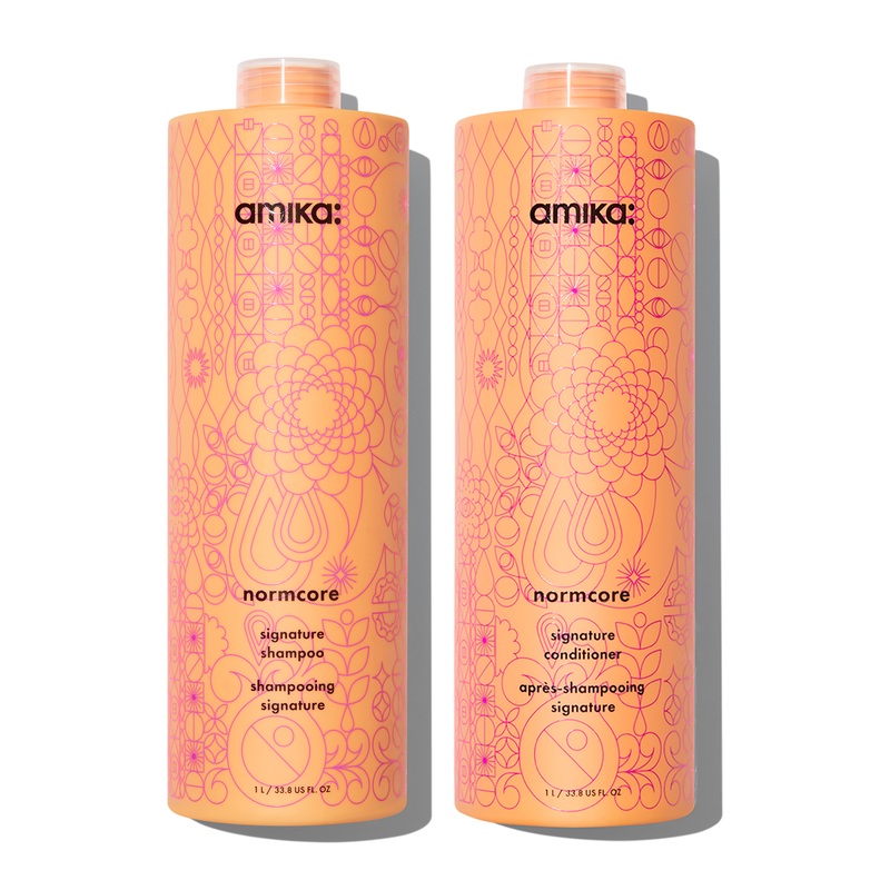 Amika Normcore Signature Shampoo and Conditioner Duo – 32oz ($120 Value) 33OZ