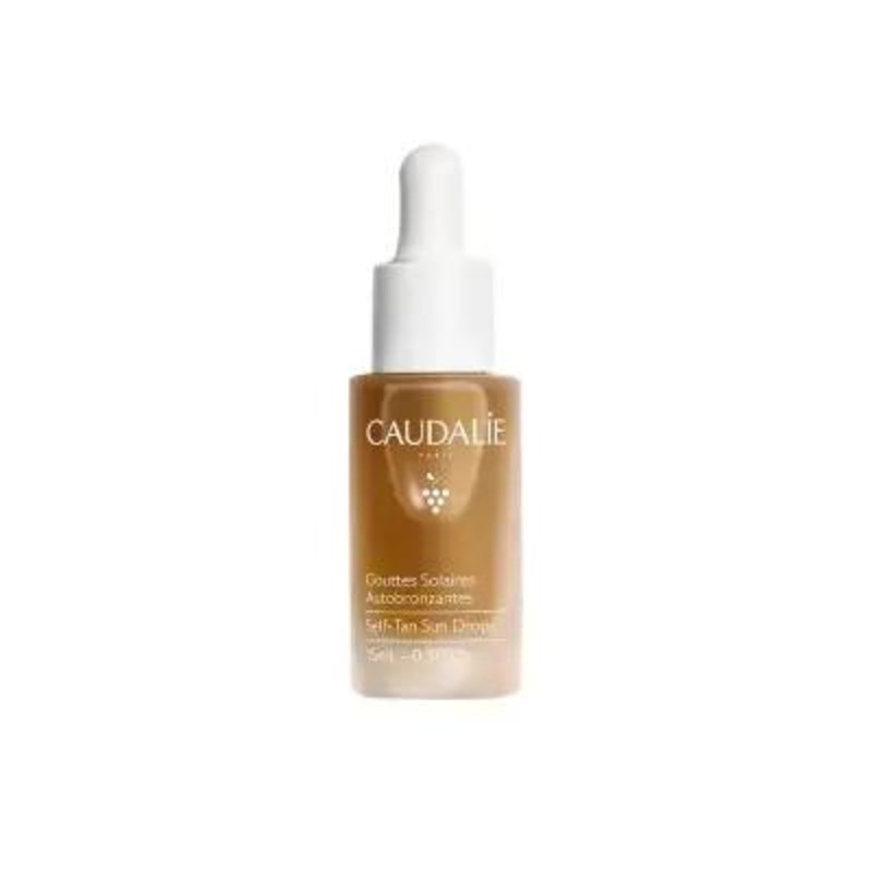 Caudalie Sunless Tanning Drops: Natural Bronzer with Hyaluronic Acid for Sunless Glow | Sensitive Skin Friendly
