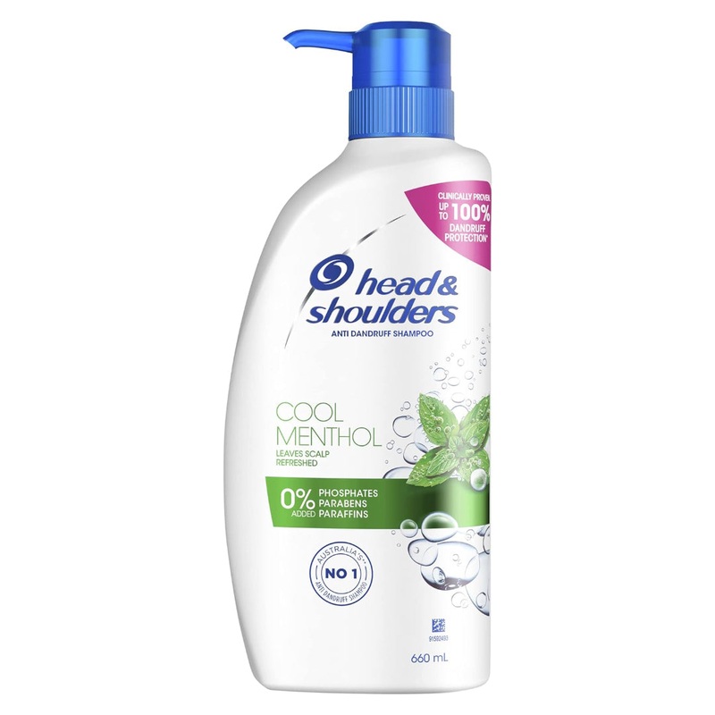 Head & Shoulders Shampoo Cool Menthol 660mL