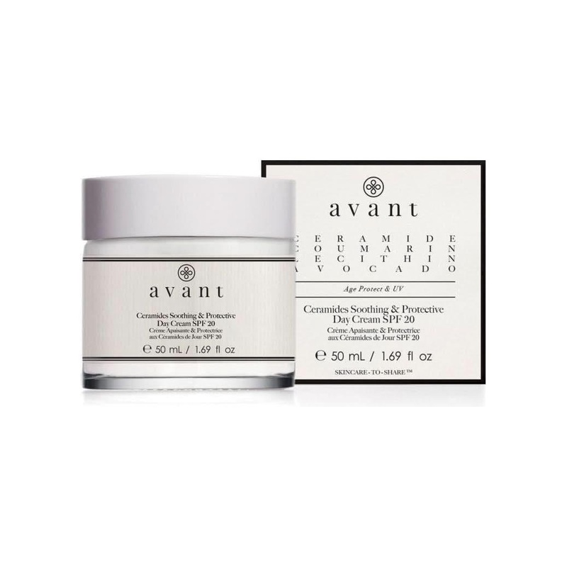 Avant Skincare Ceramides Soothing & Protective Day Cream SPF 20  50ml | Daily Hydration, Barrier Repair & UV Protection