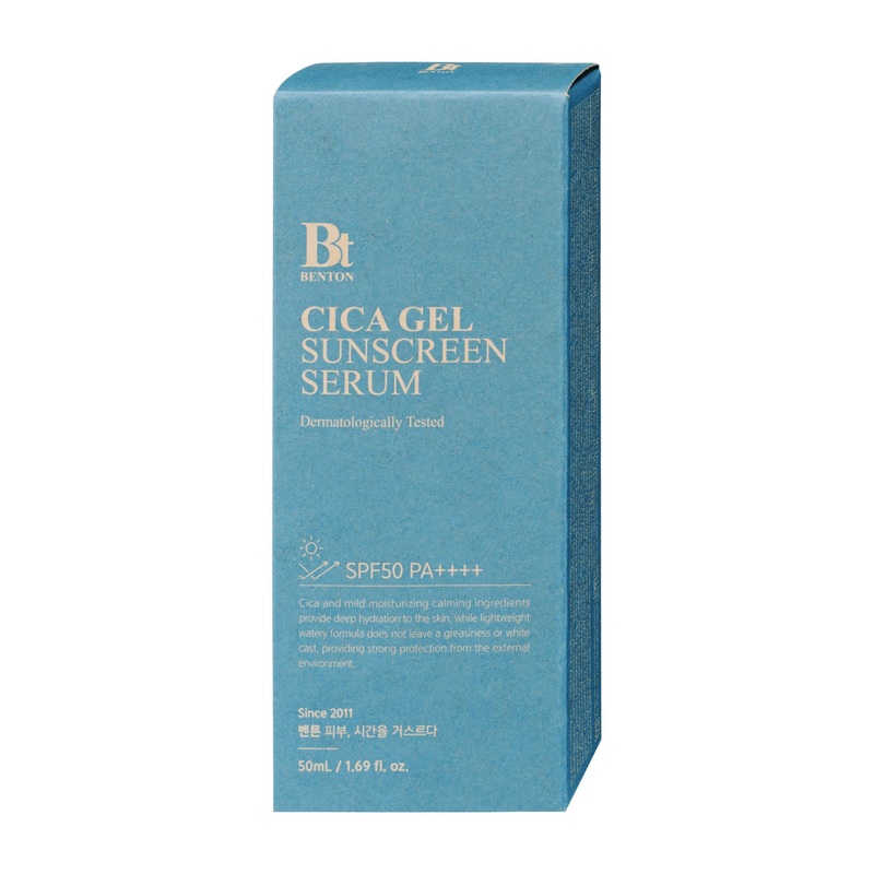 Benton Cica Gel spf 50 sunscreen serum, 50 mL