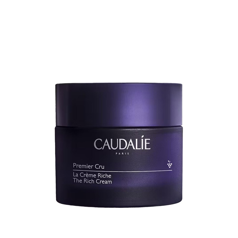 Caudalie Premier Cru Anti-Aging Night Cream – Intensive Moisturization for Mature Skin, 1.69 fl oz