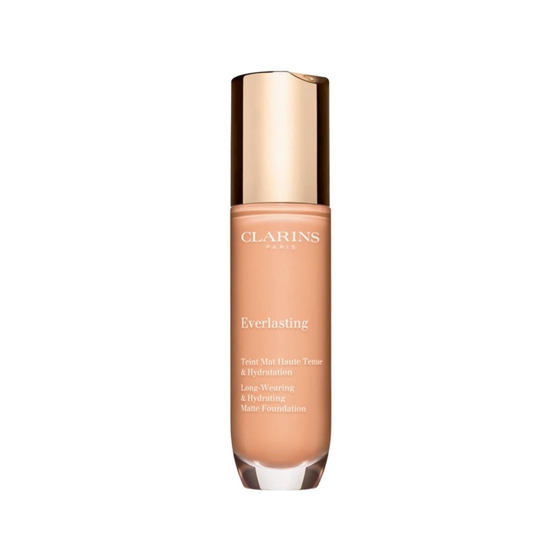 Clarins Everlasting 108W: Moisturizing Matte Foundation – Long Lasting, Oil Control, Natural Finish – 30ml