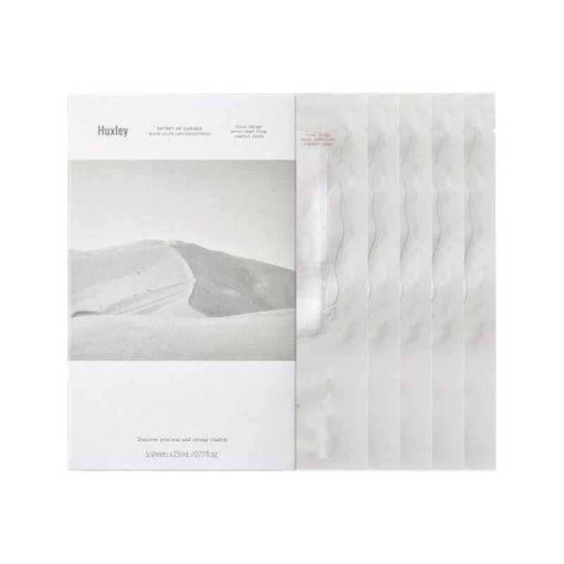 Huxley Mask ; Glow and Brightness – 25ml (5 Count) | Brightening & Antioxidant Sheet Mask