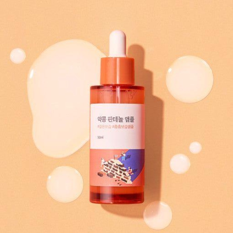 Round Lab Soybean Panthenol Ampoule  50ml | 120-Hour Hydration & Barrier Repair Serum