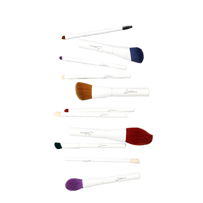 Soho N.Y.C. Vegan Makeup Brush Set – 11 Piece Cruelty-Free Synthetic Brushes for Flawless Application