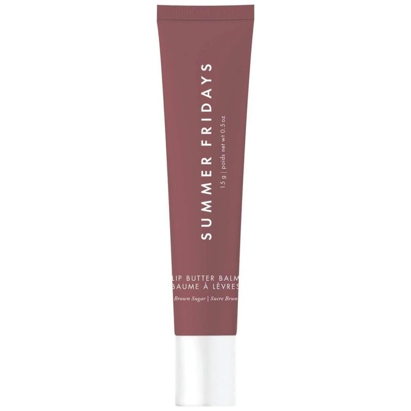 Summer Fridays Lip Butter Balm  Brown Sugar 15g | Ultra-Hydrating Vegan Lip Balm with a Warm Nude Tint