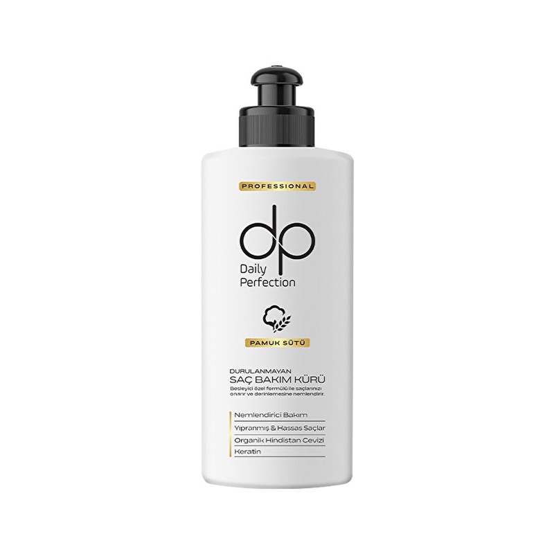 Dp Pamuk St Leave-In Hair Treatment: Repair, Moisturize & Shine with Organic Coconut Oil & Keratin – For Damaged, Dry Hair