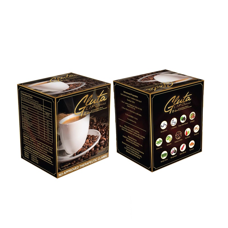 Gluta Lipo Detox Coffee (13 in 1) For Slimming (10 Sachets)
