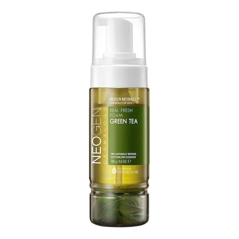NEOGEN Dermalogy Real Fresh Foam Cleanser Green Tea  160g | Soothing Foam Cleanser with Real Green Tea Leaves