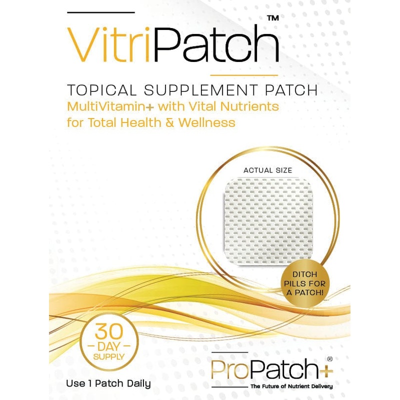 ProPatch+ VitriPatch Topical Multivitamin Supplement Patch 30 Day Supply