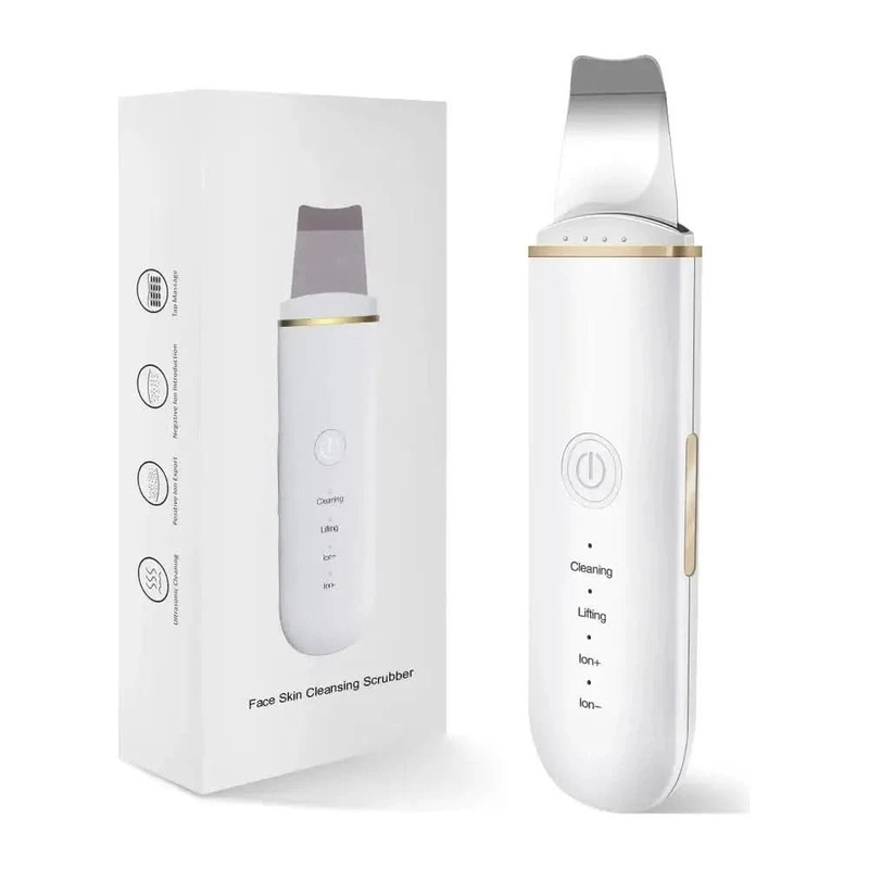 Skin Scrubber Blackhead Remover | Ultrasonic Deep Pore Cleanser for Clear, Radiant Skin Green with Box