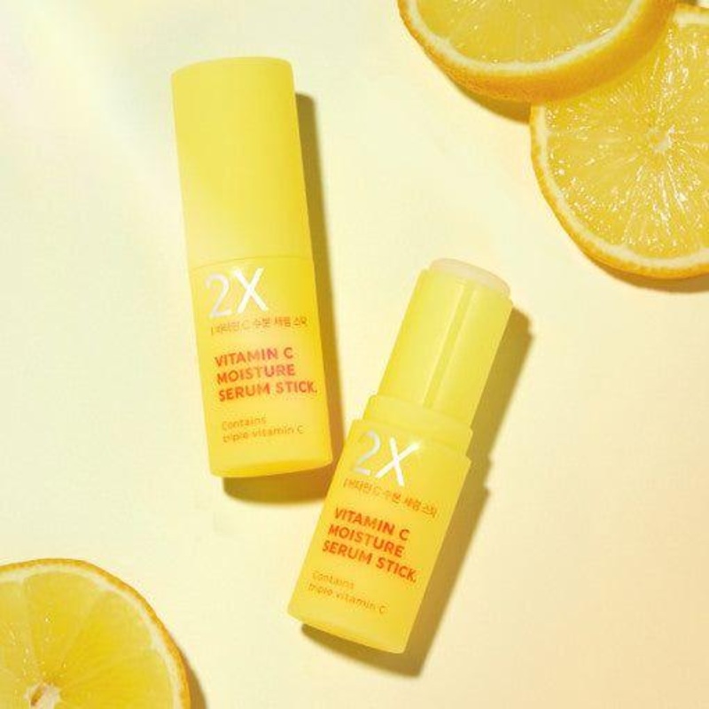 TONYMOLY 2X Vitamin C Moisture Serum Stick  10g | Brighten & Firm On-the-Go