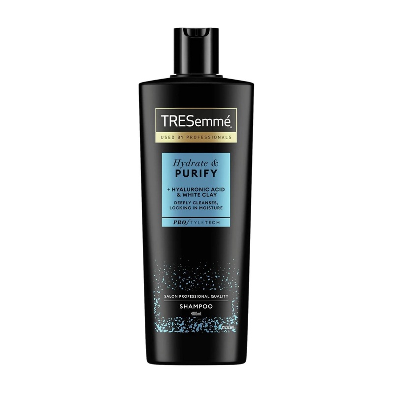 TRESemm Hydrate & Purify shampoo, 400 mL