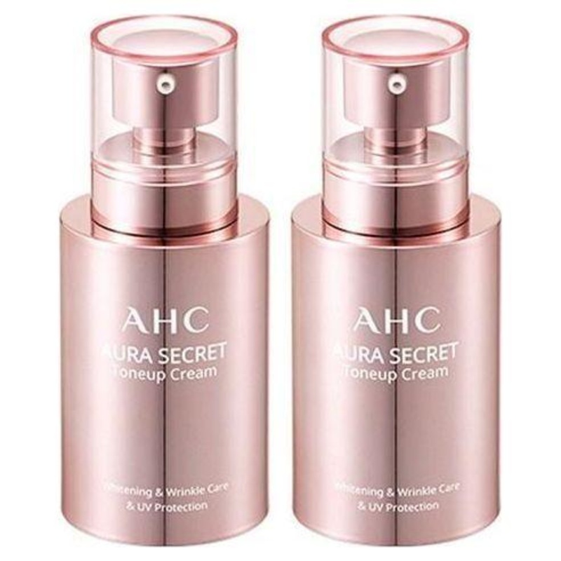 AHC Aura Secret Tone Up Cream SPF30 PA++ – 50ml  2 Pack | Radiant Glow & Skin Protection