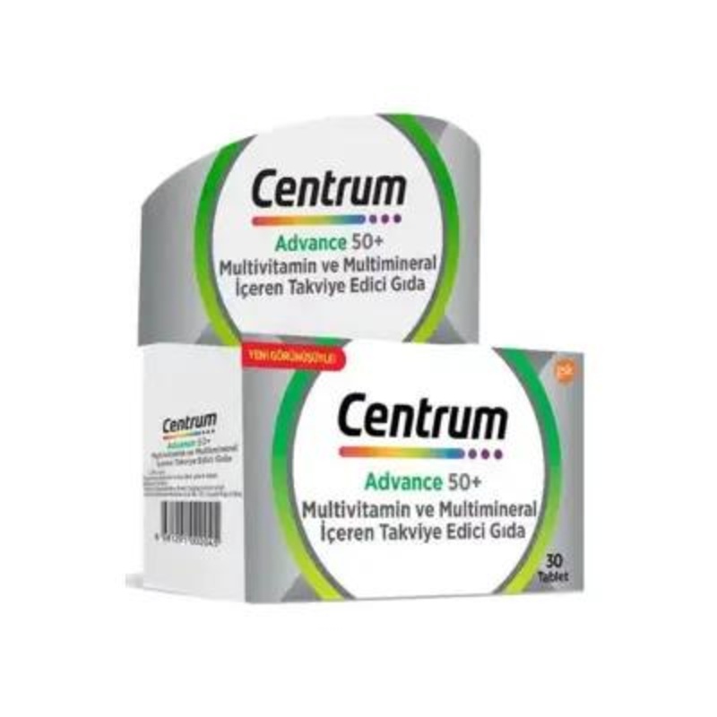 Centrum Advance 50+ Multivitamin: Gluten-Free Nutritional Support for Seniors, 30 Tablets