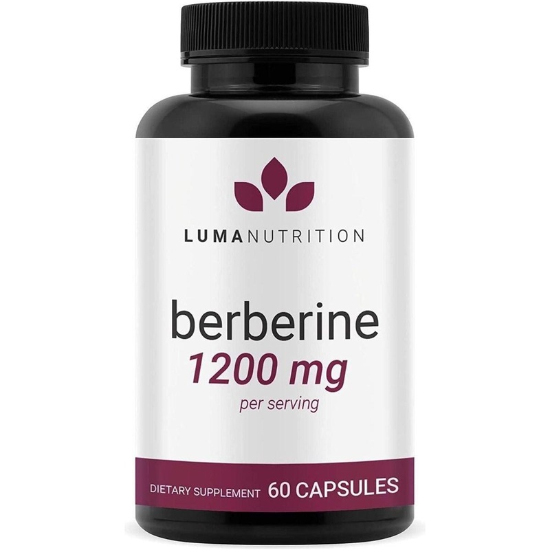 Luma Nutrition Berberine  1200mg | 60 Capsules | Blood Sugar, Metabolism & Immune Support Supplement