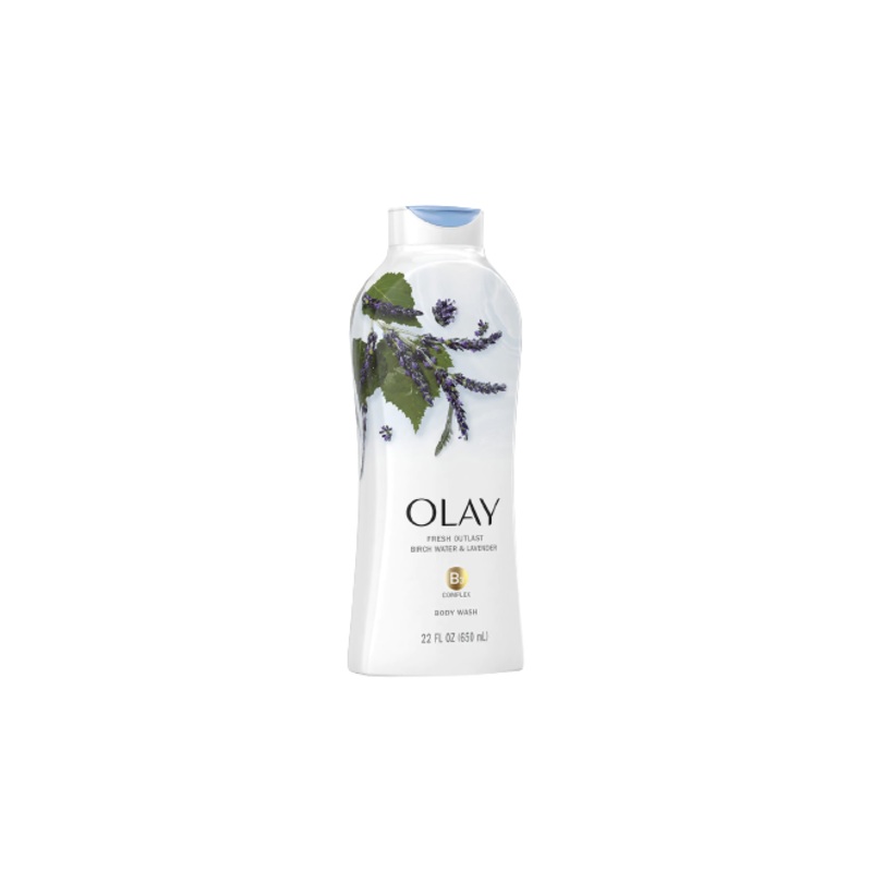Olay Fresh Outlast Birch Water And Lavender Shower Gel