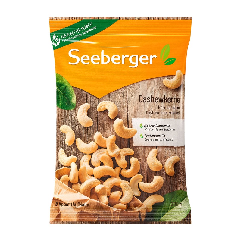 Seeberger Cashew nuts shelled, 200 g