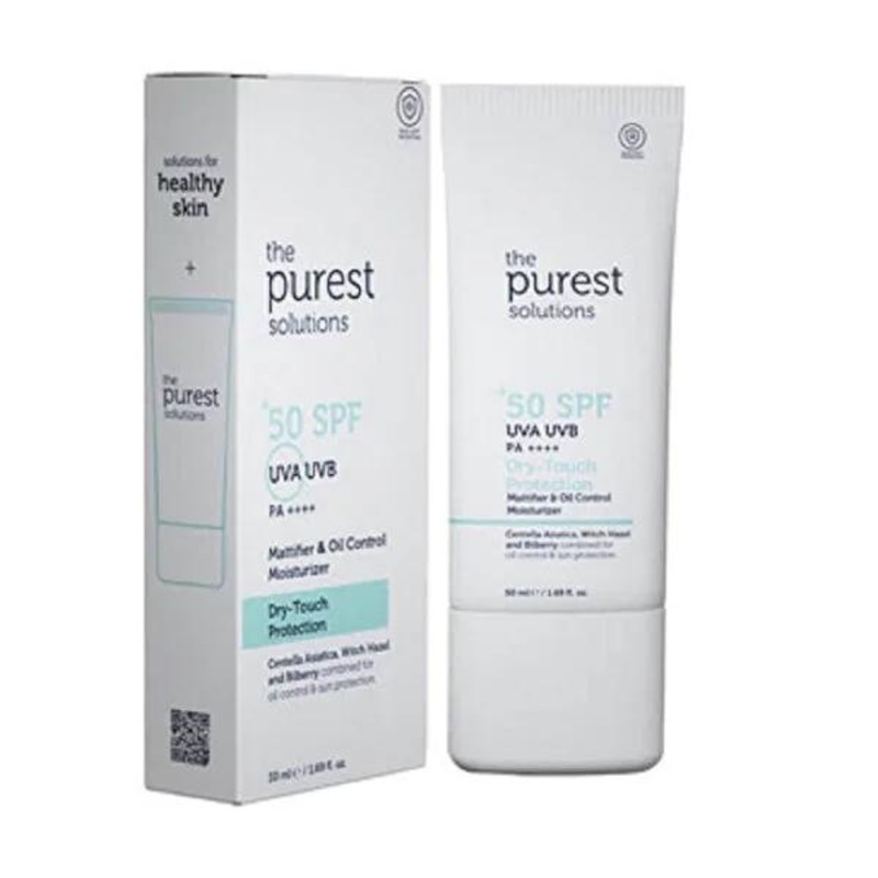 The Purest Solutions Face Sunscreen for Oily Skin – SPF50+ Non-Greasy Moisturizing UVA & UVB Protection